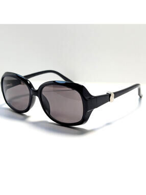 Salsa Sunglasses S672 COL.90 Black Square Frames W/ Blue Lenses Size: 53-17-130